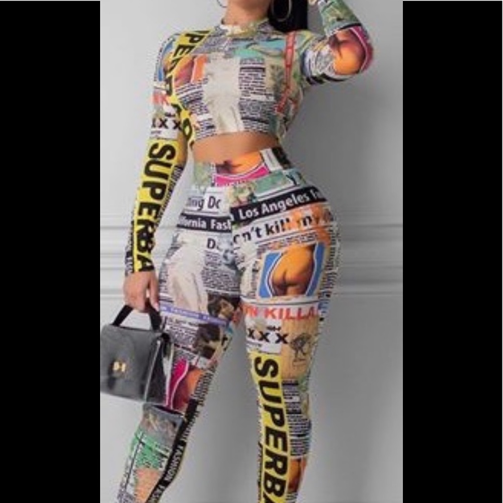 Two piece sexy long pants suit